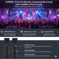 Hybrid+ PLA10 & PK218s Combo Speakers - 