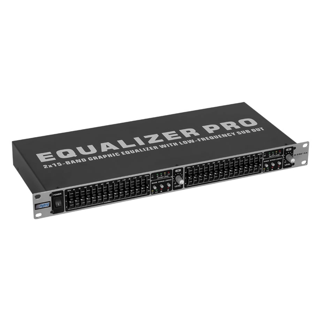 Graphics Equ Hybrid S-EQ215A Graphic Equalizer 15-Band Stereo Graphic Equalizers ...