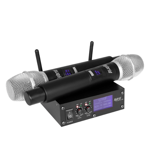 Hybrid U - DF LITE - UHF Dual Wireless Microphone System - 