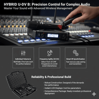 Hybrid U - DV B Handheld + Headset Wireless Microphone System - 