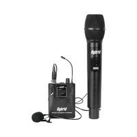 Hybrid U - DVFE Handheld + Lapel - Wireless Microphone Set - 