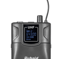 Hybrid U-R4/BP UHF Wireless Bodypack Belt Pack Transmitter - 