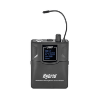 Hybrid U-R4/BP UHF Wireless Bodypack Belt Pack Transmitter - 