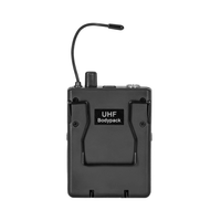 Hybrid U-R4/BP UHF Wireless Bodypack Belt Pack Transmitter - 