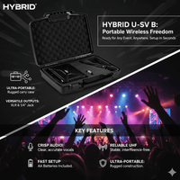Hybrid U - SV B Handheld Wireless Microphone System - 