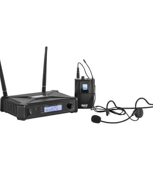 Hybrid U - SV B Headset Wireless Microphone System - 