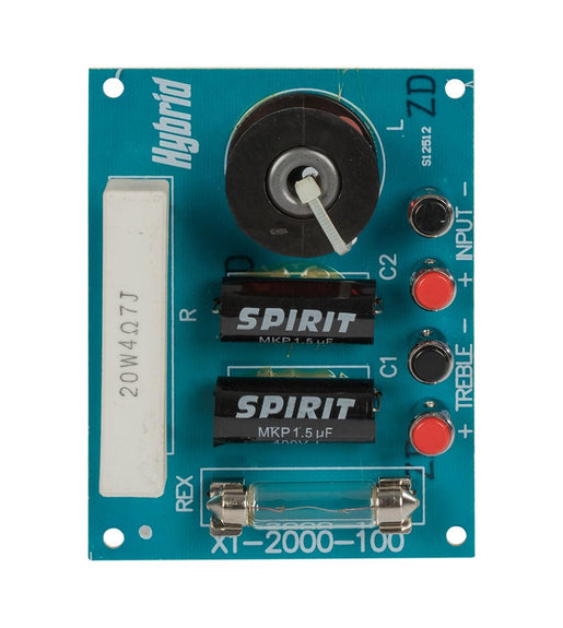 Hybrid X1 - 2000 - 100 Crossover 2 - way 8ohm/8ohm, 2000Hz, 100 Watt, 12dB/Oct - 