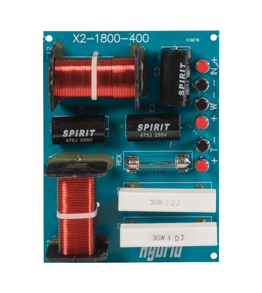 Hybrid X2 - 1800 - 400 Speaker Crossover 2 Way X - Over, 1800Hz, 400 Watt - 