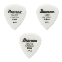 Ibanez BELJ1HD25 Elastomer Pick 3 Pcs Hard 2.5mm Teardrop Shape - 4549763211323