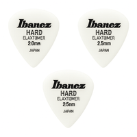 Ibanez BELJ1HD25 Elastomer Pick 3 Pcs Hard 2.5mm Teardrop Shape - 4549763211323