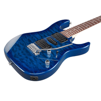 Ibanez GRX70QA - TBB Electric Guitar Quilted Transparent Blue Burst - 4515110752399