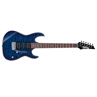 Ibanez GRX70QA - TBB Electric Guitar Quilted Transparent Blue Burst - 4515110752399