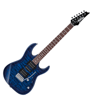 Ibanez GRX70QA - TBB Electric Guitar Quilted Transparent Blue Burst - 4515110752399