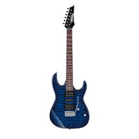 Ibanez GRX70QA - TBB Electric Guitar Quilted Transparent Blue Burst - 4515110752399