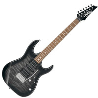 Ibanez GRX70QA - TKS Electric Guitar - Transparent Black Sunburst - 549763222584