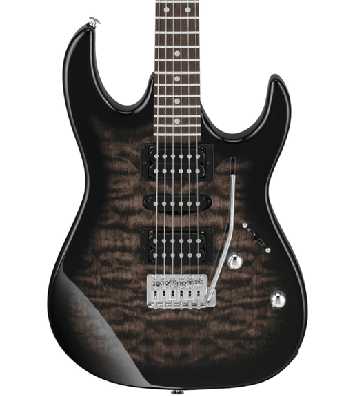 Ibanez GRX70QA - TKS Electric Guitar - Transparent Black Sunburst - 549763222584