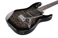 Ibanez GRX70QA - TKS Electric Guitar - Transparent Black Sunburst - 549763222584
