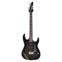 Ibanez GRX70QA - TKS Electric Guitar - Transparent Black Sunburst - 549763222584