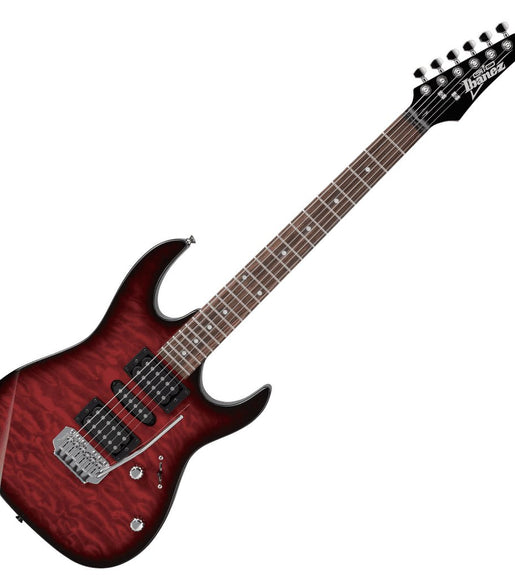 Ibanez GRX70QA - TKS Electric Guitar - Transparent Red Burst - 4515110721214