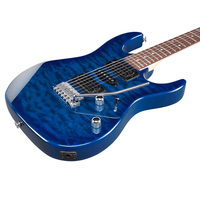 Ibanez GRX70QA - TRB Electric Guitar - Transparent Blue - 4515110721214