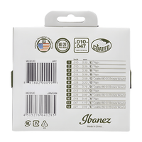 Ibanez IACS12C Acoustic Guitar Strings - 12 Set - 4515276641285