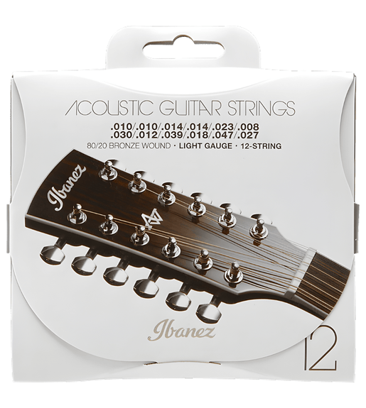Ibanez IACS12C Acoustic Guitar Strings - 12 Set - 4515276641285