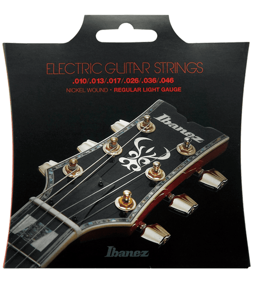 Ibanez IEGS61 Electric Guitar Strings 6 - Set Pack – Regular Light (010 - 046) - 0887802000915