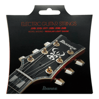 Ibanez IEGS61 Electric Guitar Strings 6 - Set Pack – Regular Light (010 - 046) - 0887802000915
