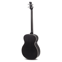 Ibanez PCBE14MH - WK Acoustic Bass Guitar - Weathered Black - 4549763266323