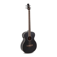 Ibanez PCBE14MH - WK Acoustic Bass Guitar - Weathered Black - 4549763266323