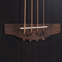 Ibanez PCBE14MH - WK Acoustic Bass Guitar - Weathered Black - 4549763266323