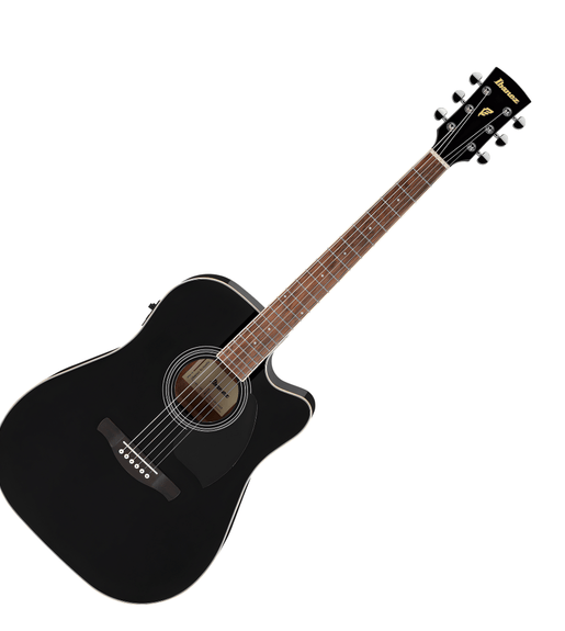 Ibanez PF Series PF15ECE - BK Acoustic Electric Guitar - 6009519480079