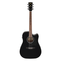 Ibanez PF Series PF15ECE - BK Acoustic Electric Guitar - 6009519480079