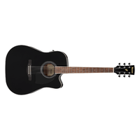 Ibanez PF Series PF15ECE - BK Acoustic Electric Guitar - 6009519480079