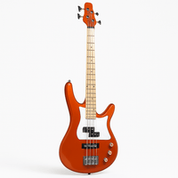 Ibanez SRMD200 - ROM SR Mezzo 4 string Bass Guitar - Roadster Orange Metallic - 4549763168450