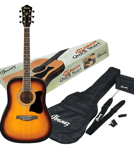 Ibanez V50NJP Acoustic Guitar Pack – Natural - 606559508761