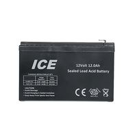 Ice LCR12V12AH Lead Acid Battery 12V 12Ah - 