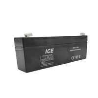 ICE LCR12V2.2AH 12V 2.2Ah Long Sealed Lead Acid Battery - 