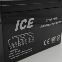 Ice LCR12V7.5 AH 12V 7.5Ah Sealed Lead-Acid Battery - 6009880521488