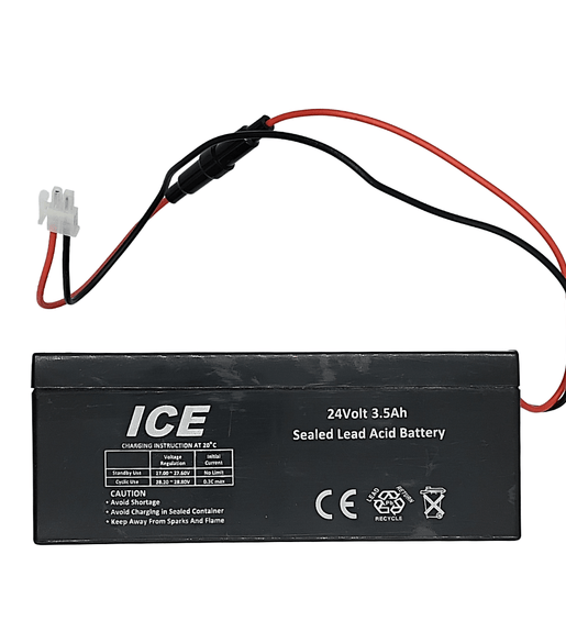 ICE LCR24V3.5AH 24V 3.5Ah Sealed Lead-Acid Battery - 