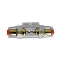 Ice Power IPW-AGU1 Inline AGU Fuse Holder with Gold-Plated Glass Fuse - 