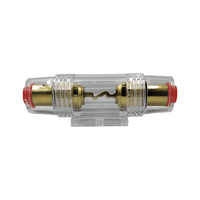 Ice Power IPW-AGU1 Inline AGU Fuse Holder with Gold-Plated Glass Fuse - 