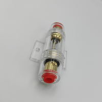 Ice Power IPW-AGU1 Inline AGU Fuse Holder with Gold-Plated Glass Fuse - 