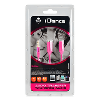 iDance Connect - C3 Audio 2 - Way Headphone Splitter – Pink - 4894301004123