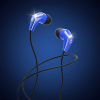 iDance SLAM 25 Earphone Stereo Without Mic – Dark Blue - 