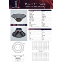 Imix 15 - 300A Speaker Replacement 15