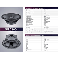 Imix 15RC600 600W Loose Speaker - 