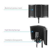 Imix Bm - 303 3 Way Isolation Microphone Shield - 