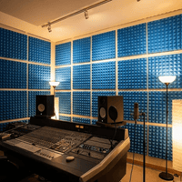 Imix DU - 5050 - 50 - BL Sponge Diffusion Unit for Studio – Blue - 