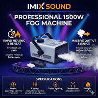 Imix IMFOG1200 Fog Machine 1200W - Black - 